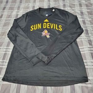 Adidas ASU Sun Devils  Aeroready L/S Shirt Sz M
